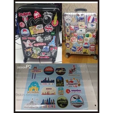 Jual Sticker Rimowa Design 48/ Stiker untuk koper / Stiker Anti Air ...