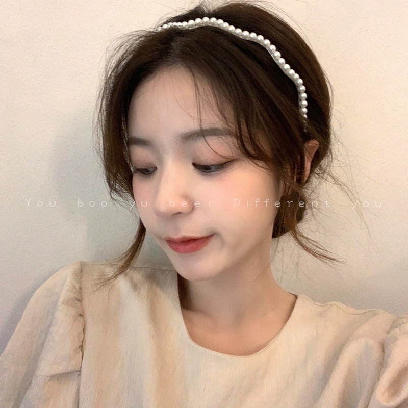 Jual BANDO SMALL PEARL MUTIARA KECIL BENDO BANDANA MANIK ARTIS WANITA KOREA PEARL FEMINIM KOREAN