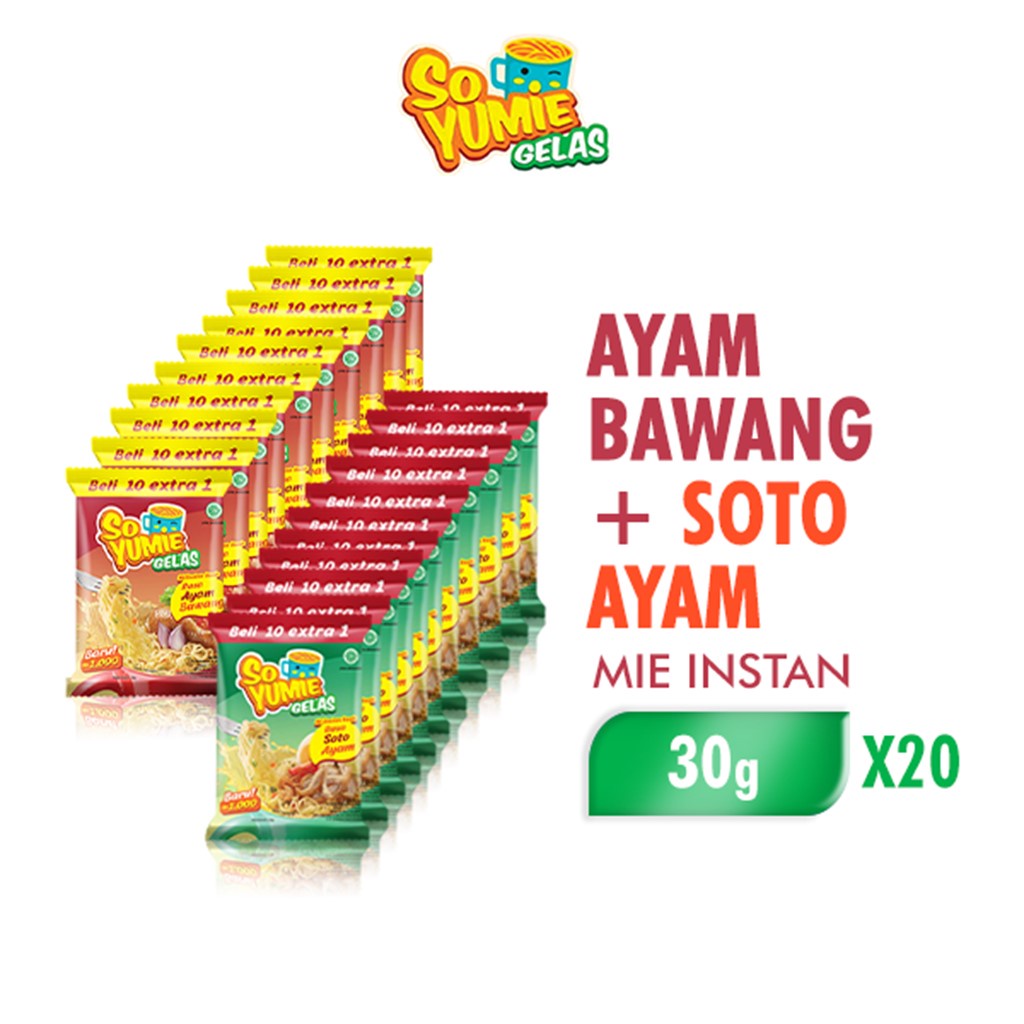 Jual So Yumie Gelas Soto Ayam X 10 Pcs So Yumie Gelas Ayam Bawang X