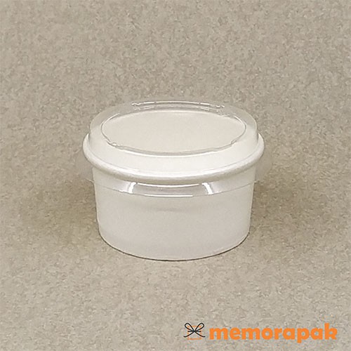 Jual Paper Cup Ice Cream/Es Krim 2 oz + Tutup Bening | Shopee Indonesia