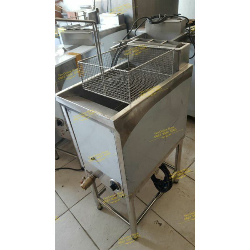 Jual Deep Fryer 17 liter (alat penggorengan hemat gas) Stainless steel