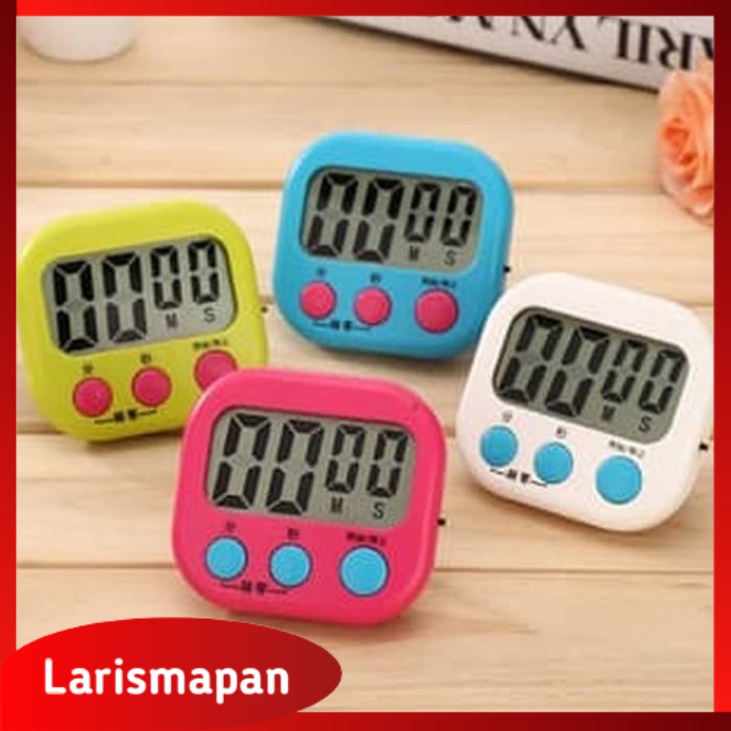 Jual Digital Kitchen Timer Alarm Dapur Masak Clock Stopwatch jam ...