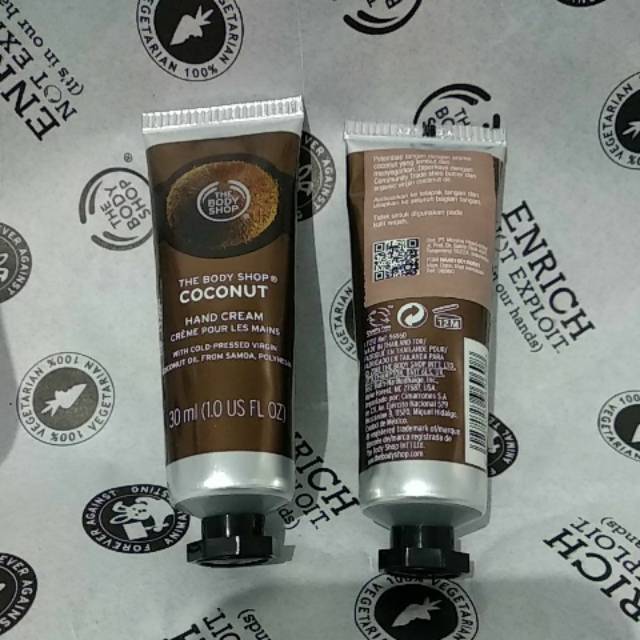 Jual Coconut hand cream the body shop 30 ml Shopee Indonesia