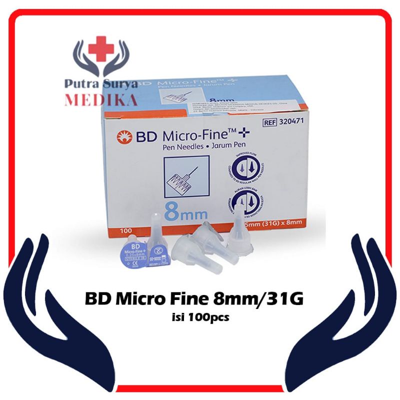 Jual Insulin Pen Needles Bd Microfine Box Isi Pcs Shopee Indonesia