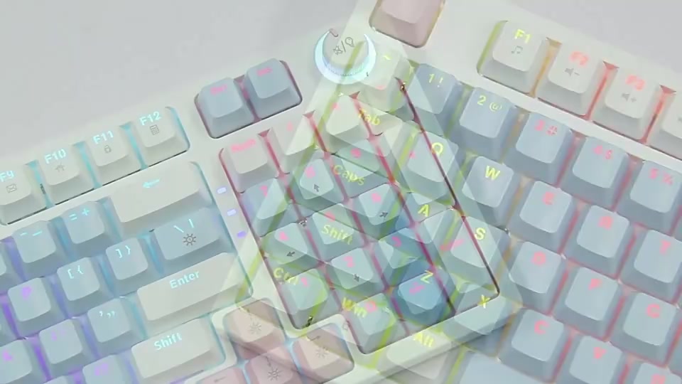Jual ZIFRIEND ZA981 Keyboard Mechanical Mekanik Biru / Merah Switch ...