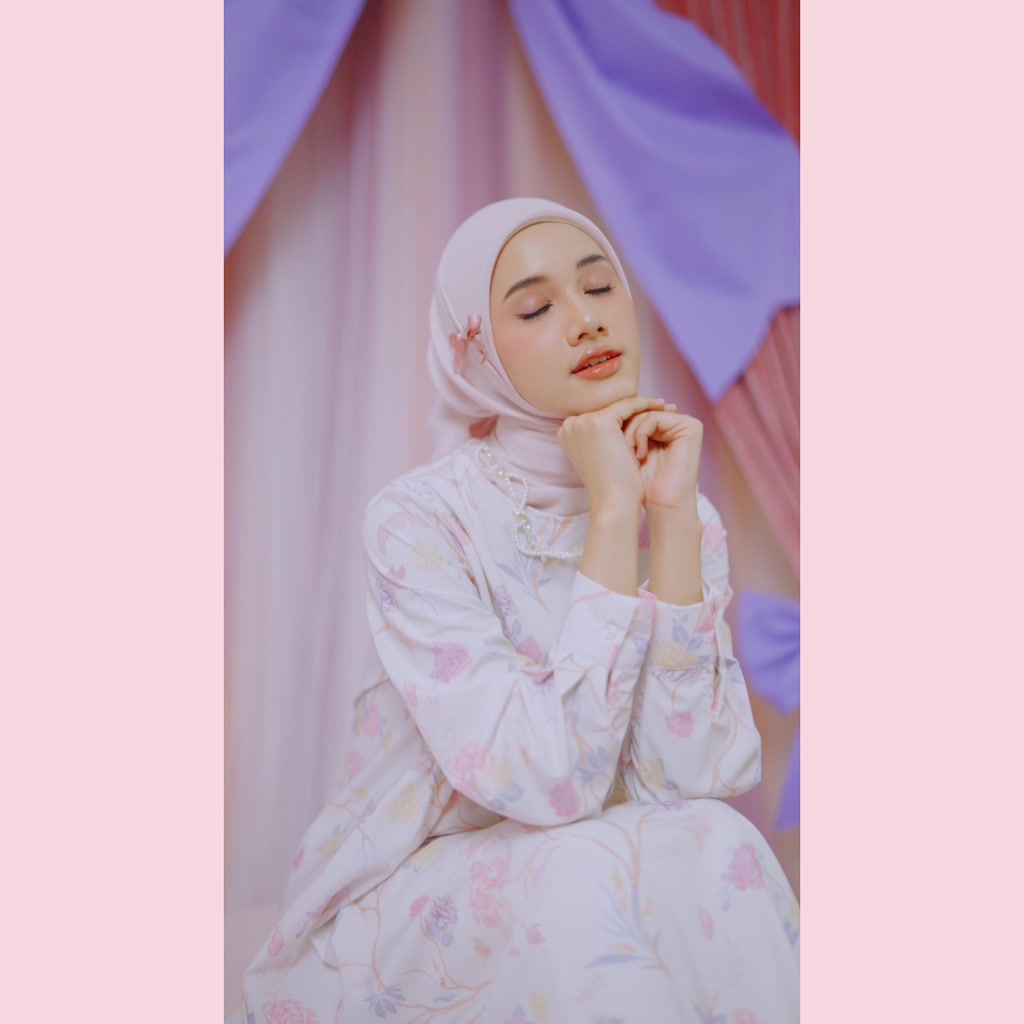 HijabChic Archisa Creme Dress