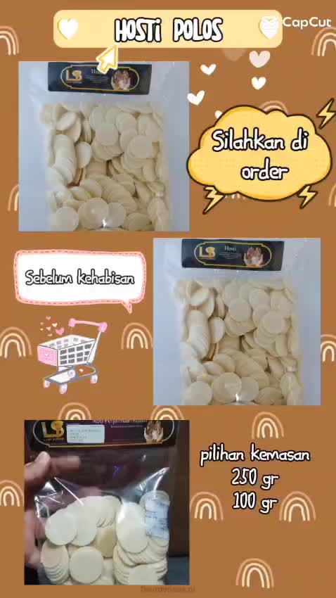 Last Supper - Roti Perjamuan Kudus / Hosti Polos (100gr) 2