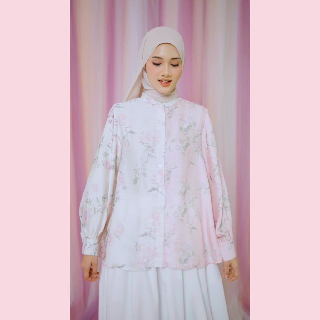 HijabChic Chappel Creme Pink Top