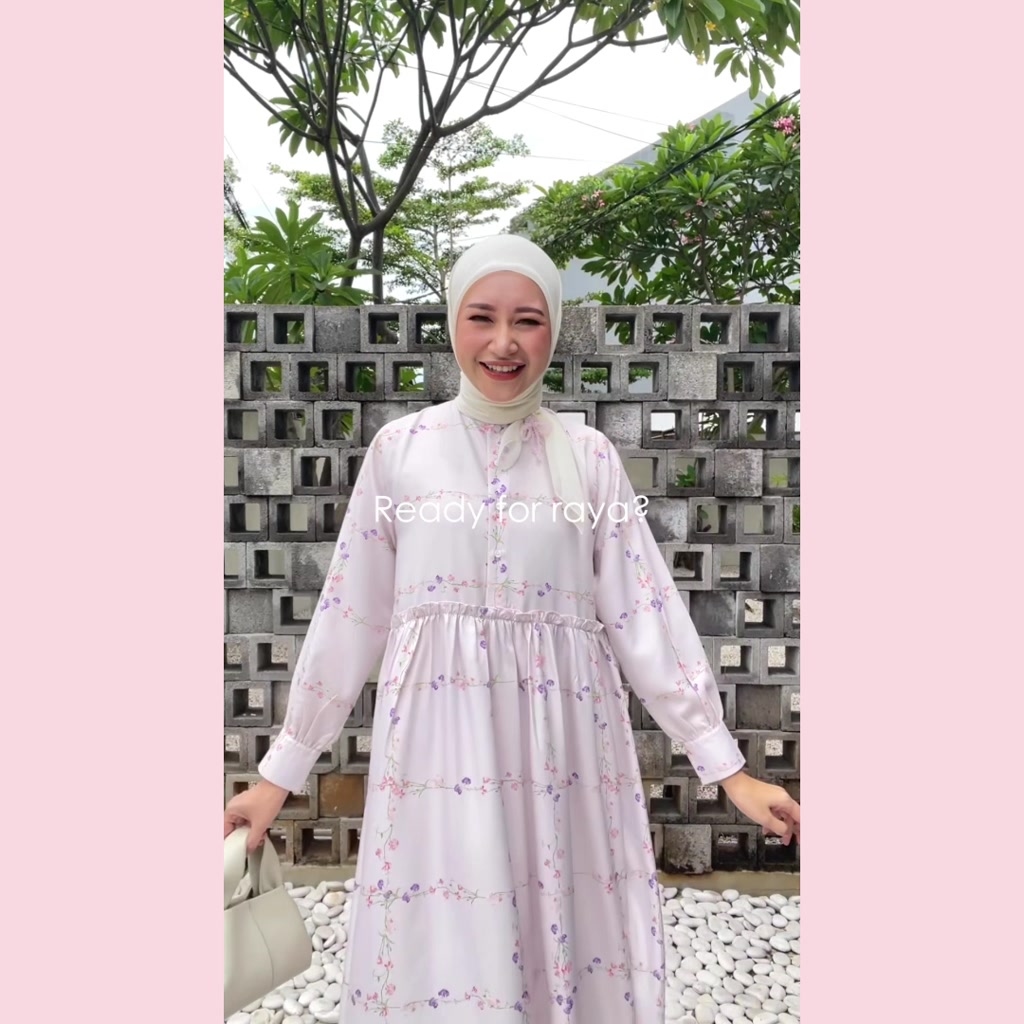 HijabChic Faye Soft Pink Dress
