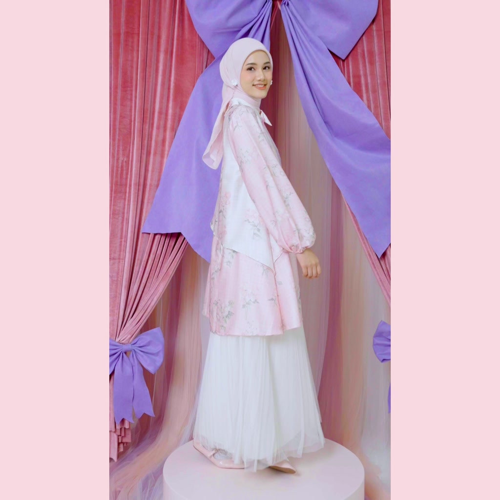 HijabChic Katia Carnation Pink Tunic