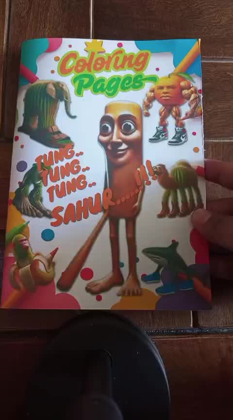 Jual [Imaginari] [Tung Tung Tung Sahur] Buku Gambar Lembar Mewarnai