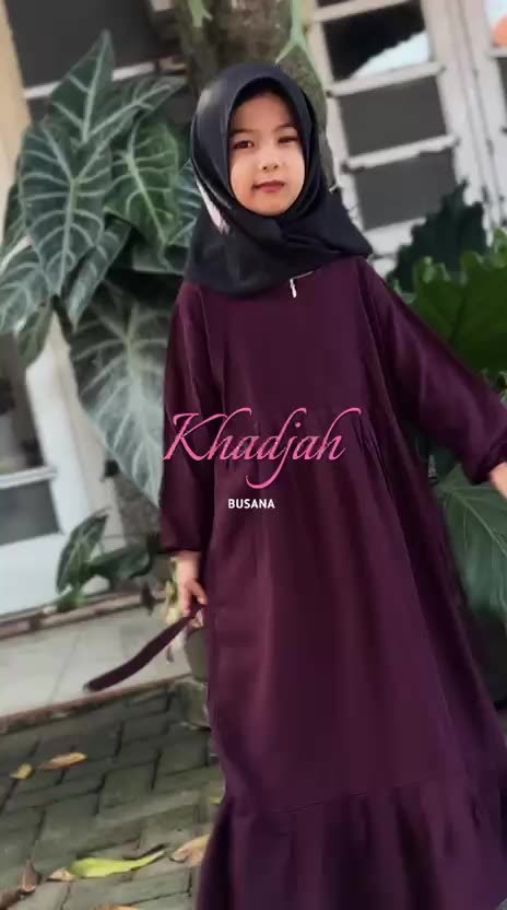 Gamis Anak Polos Muslim Anak & Umur 3