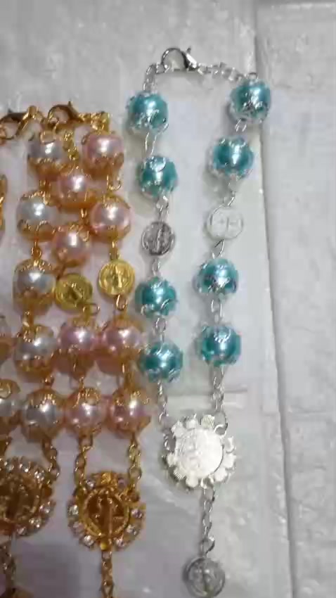 Gelang Rosario Katolik Aksesoris Fashion Wanita Aesthetic 2