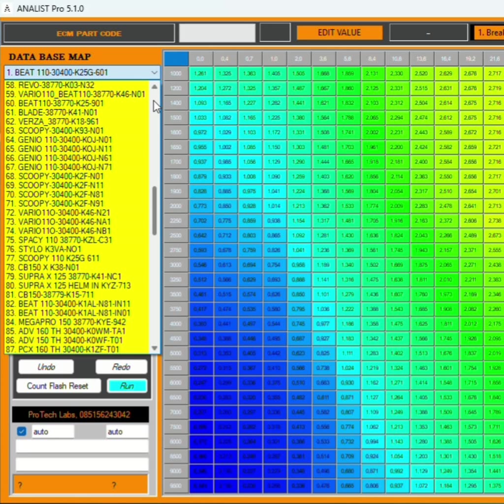 Jual Analist Pro V5.1.0 2026 Edition | Software Remap ECU Motor Honda ...