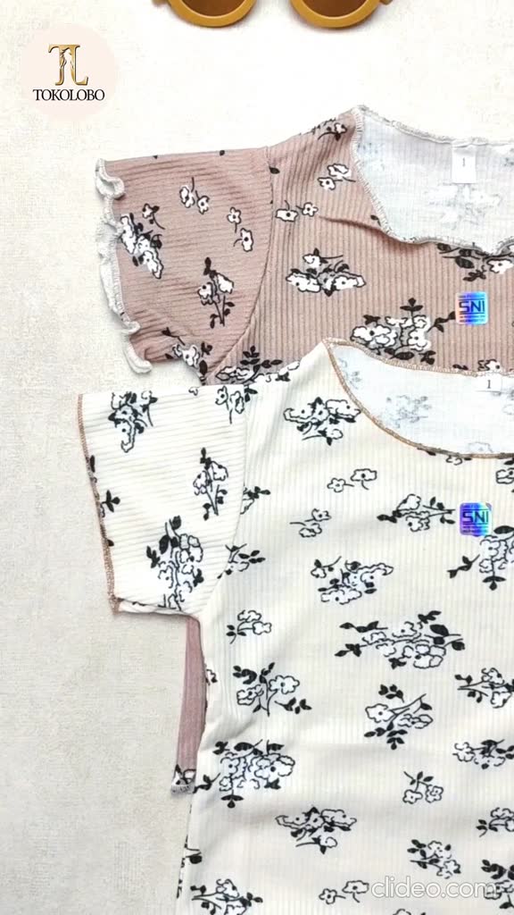 Tokolobo 8.8 SALE SET ANAK PEREMPUAN VEVE - MOTIF BUNGA [Estimasi 1 bulan - 3 tahun]