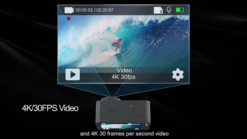 Akaso V50 X Action Cam Front View