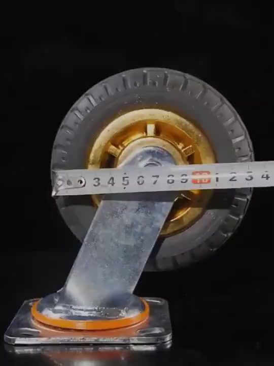 Jual RODA TROLY ROLY RUBBER HITAM DOUBLE BEARING HEAVY DUTY 3 INCH 4 ...