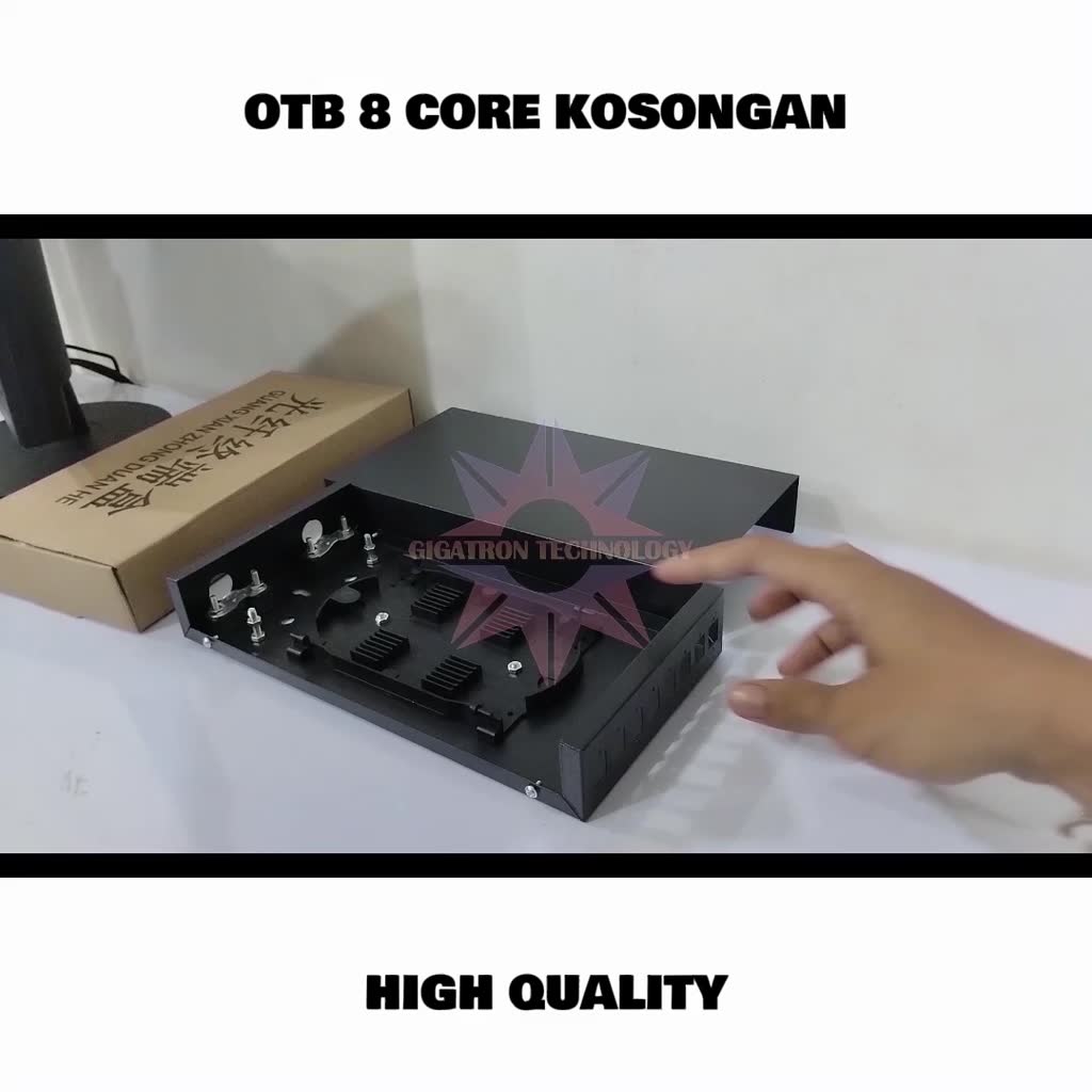 Jual OTB 8 Core SC UPC Single Mode / ODF 8 Core SC Fiber Optic FTTH ...