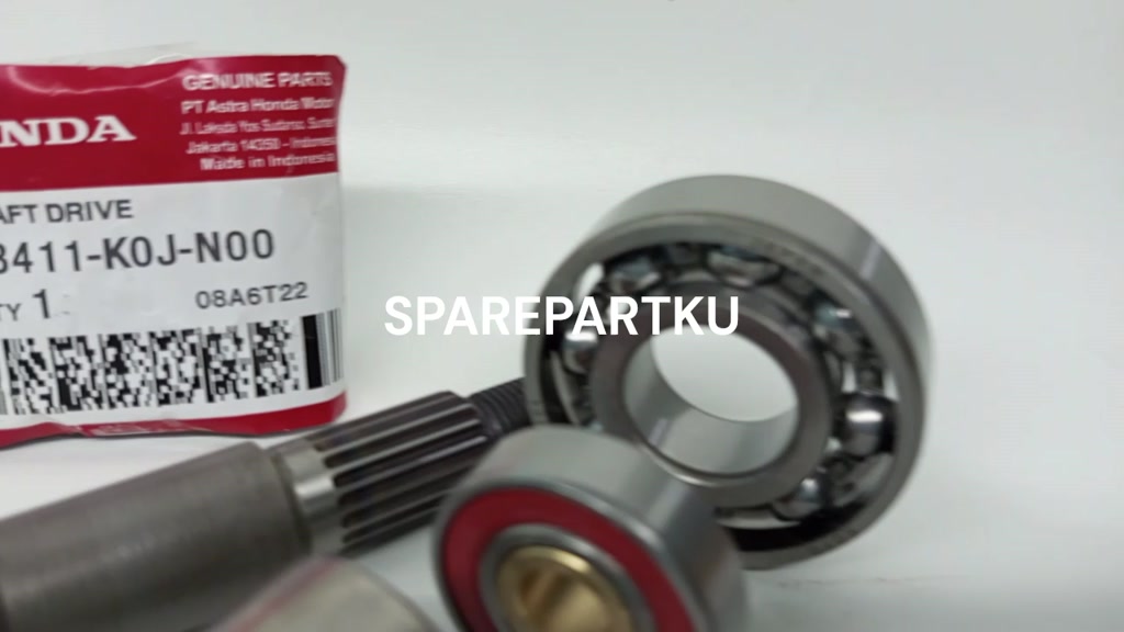 Jual KOJ PAKET 4 JENIS AS PULI CVT GENIO + BEARING CVT KUNINGAN ...