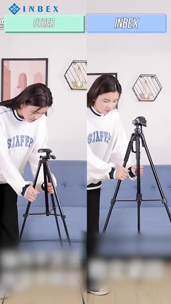 Gambar produk INBEX IB-2R 170CM Tripod Kamera Hp Bluetooth Remote Tripot HP Aluminum Tripod with Holder+Carry Bag 2