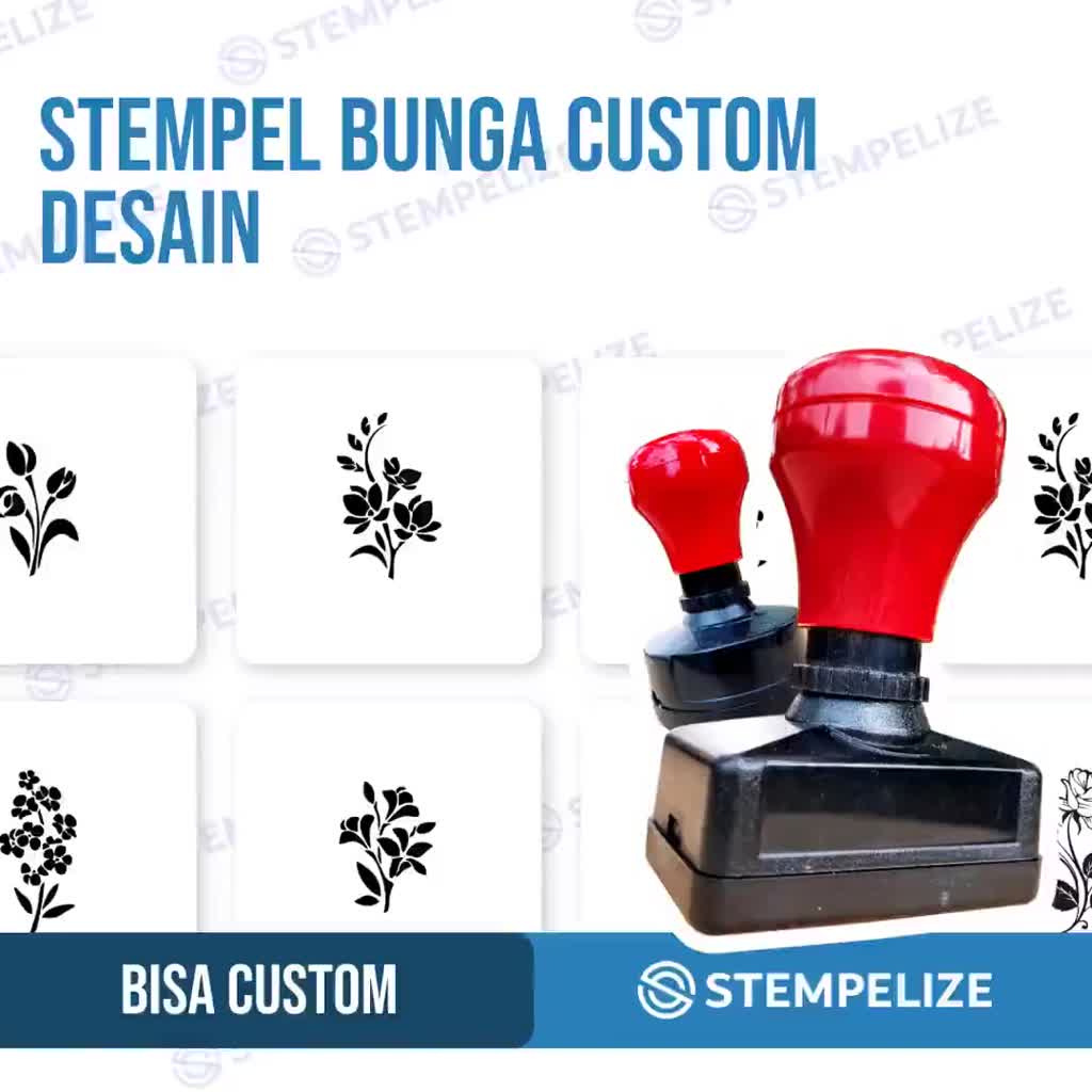 Jual Stempel Bunga Custom Desain | Shopee Indonesia