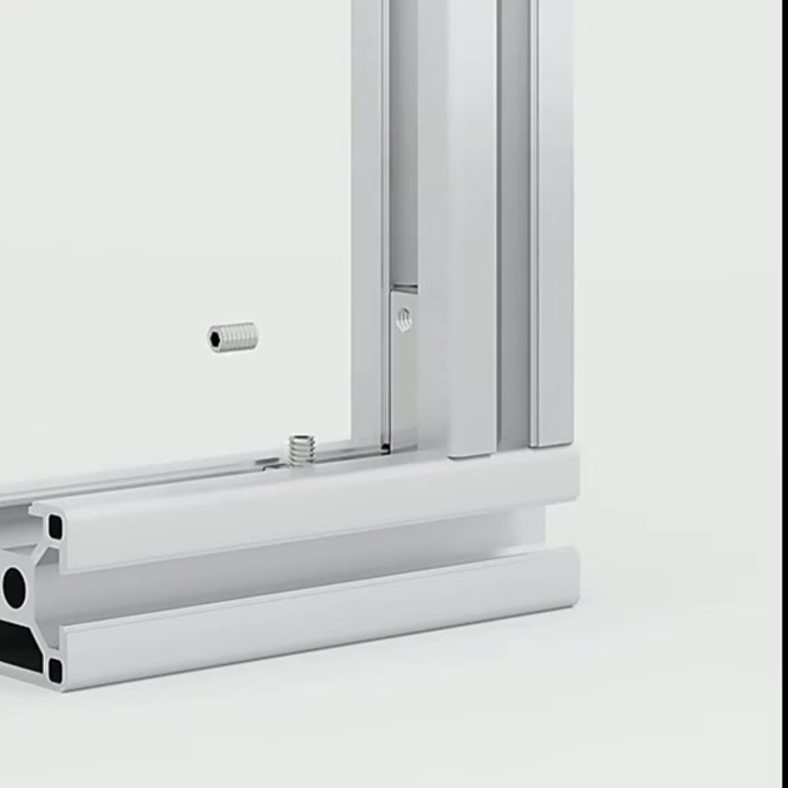 Jual Isi 5 L-Shape 2020 Aluminum Profile L Slot Corner Profile Internal ...