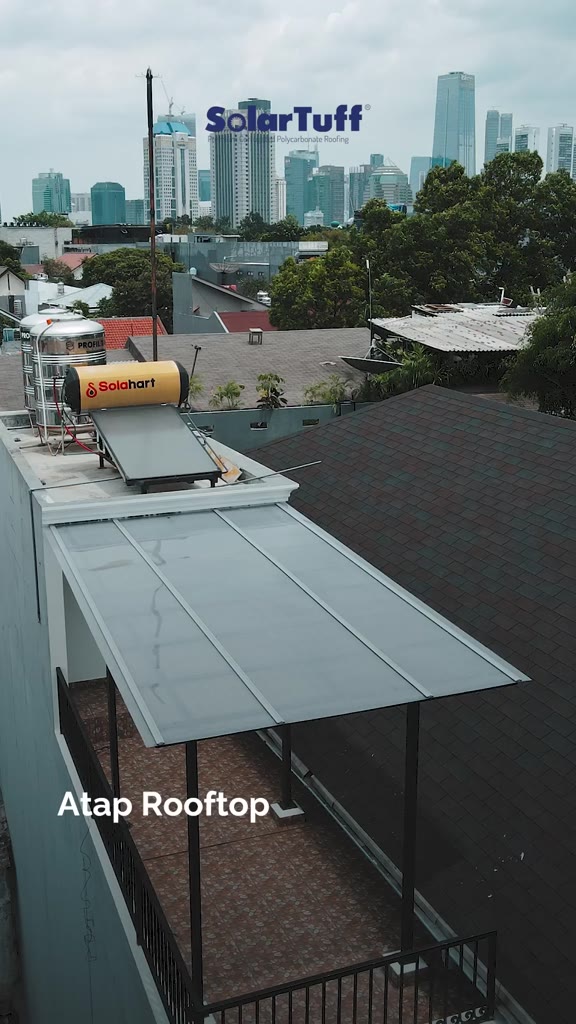 Jual SolarFlat 3mm Solar Flat Solartuff Solid Solar Tuff Atap 1 Roll ...
