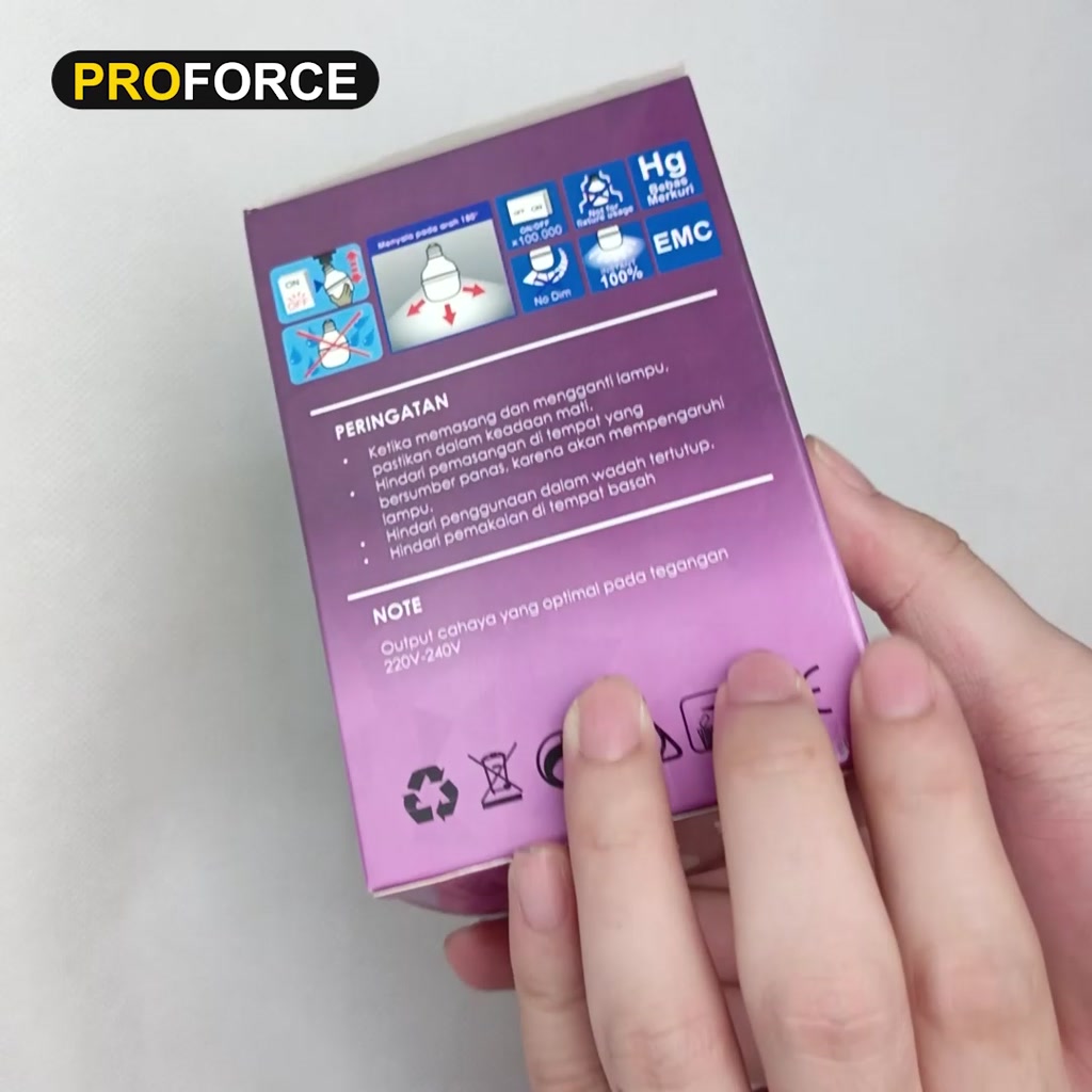 Jual Proforce Bohlam Lampu LED Warna Cahaya Putih dan Kuning Diamond ...