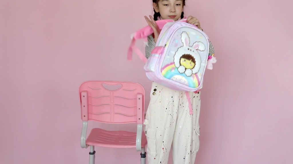 Tas Fashion Ransel Anak Nilon Gliter RA159