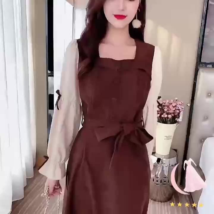 Susana ID New French Long Sleeved Dress