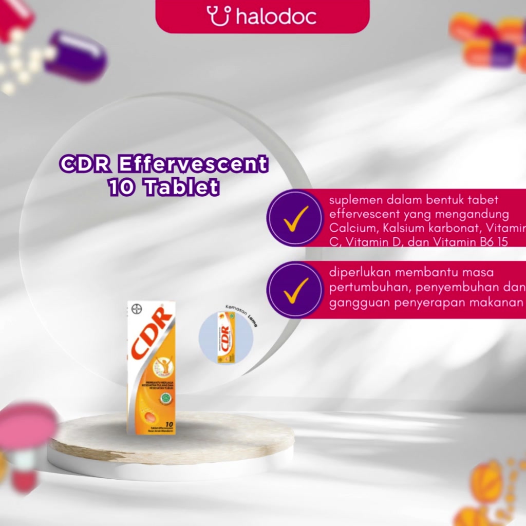 Jual CDR Effervescent 10 Tablet | Shopee Indonesia