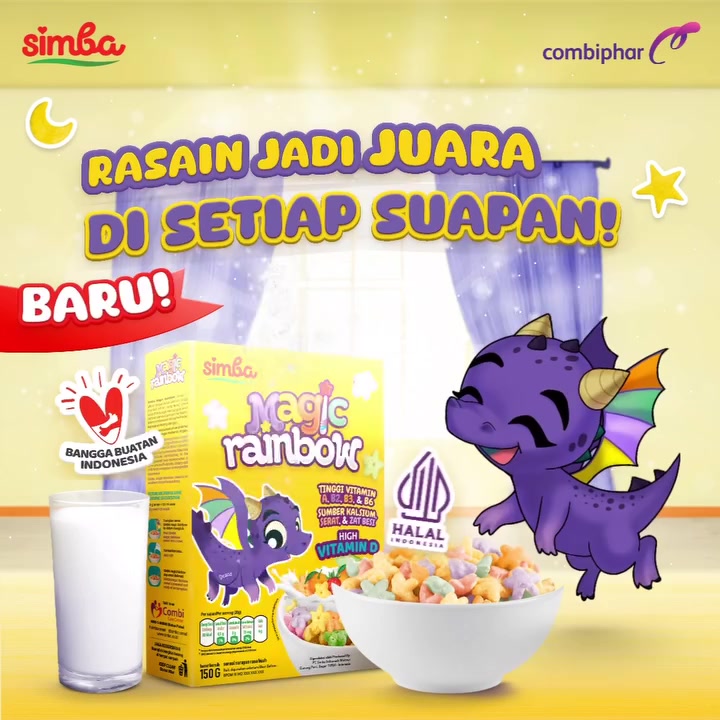 Jual SIMBA Magic Rainbow Sereal Sarapan Rasa Buah 150gram Shopee