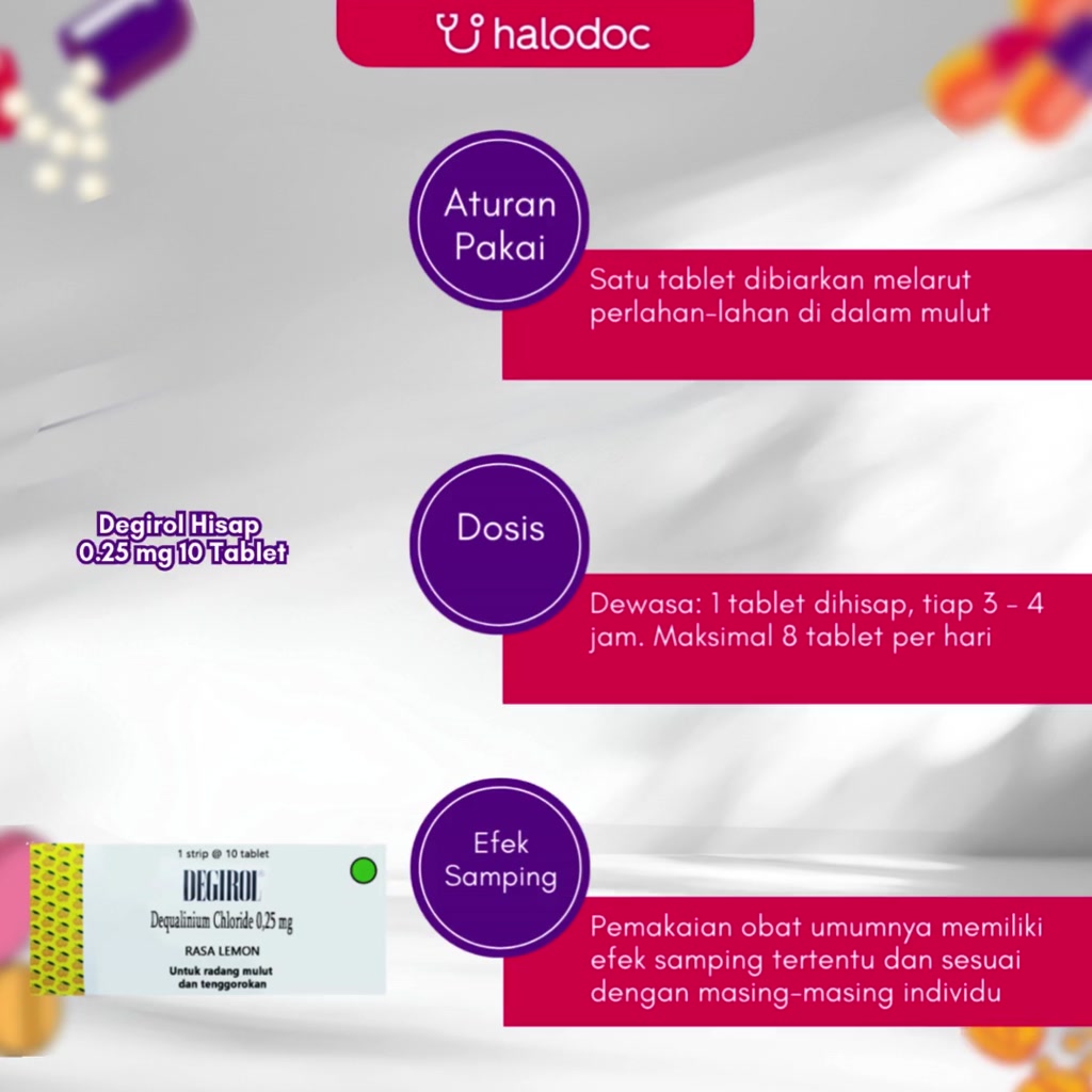 Jual Degirol Hisap 0.25 mg 10 Tablet | Shopee Indonesia