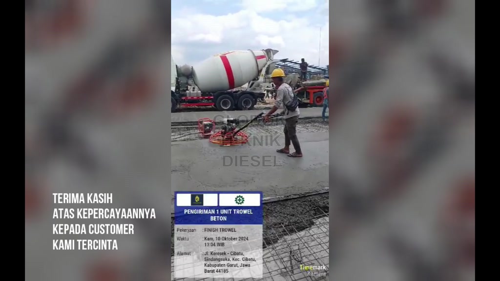 Jual Mesin Perata Cor Beton Lantai Cor Semen Power Trowel Machine ...