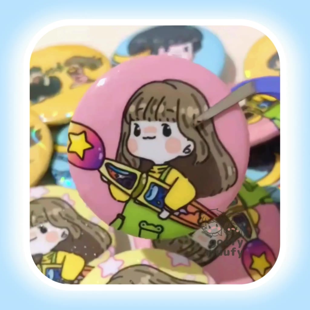 Jual Goofymuufy SAMPLE Button Pin Custom Pin Peniti Badge Laminasi ...