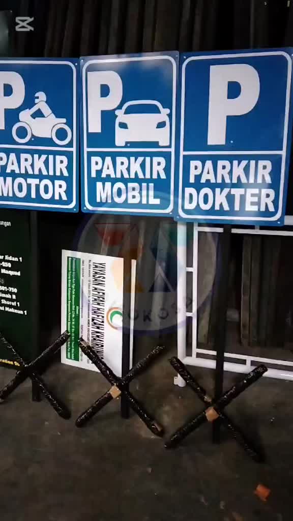 Jual PLANG RAMBU PARKIR CUSTOME | TIANG X PORTABLE | TIANG TANAM 2 ...