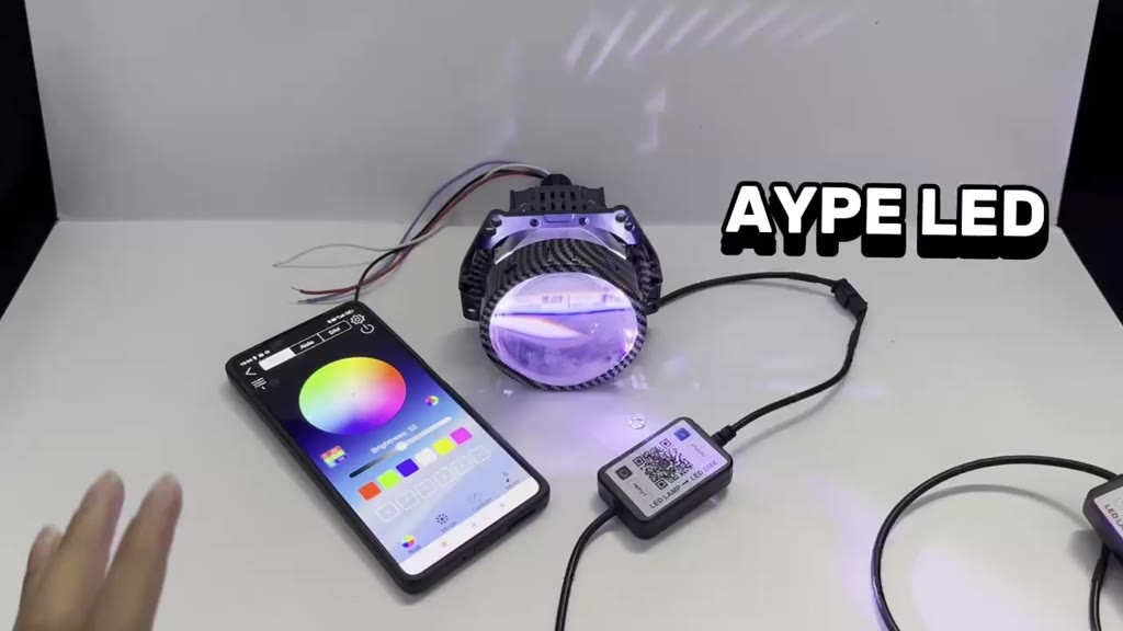 Jual Lampu Led Devil Demon eyes Vinyx Biled Rgb Matrix 210+ Mode 1 ...