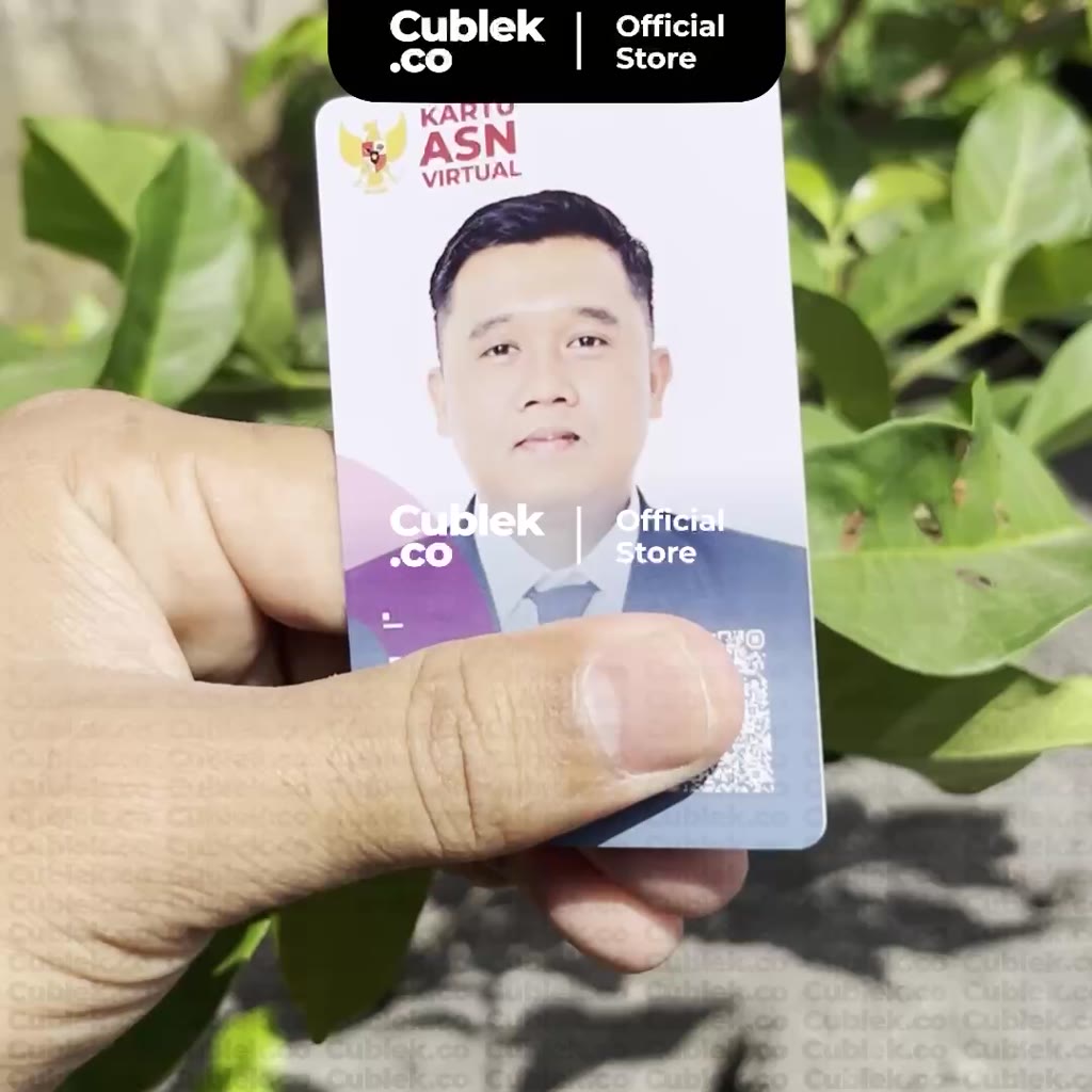 Jual Cetak ID Card Kartu Digital Fisik Kartu ASN Bisa Satuan Anti ...