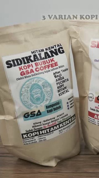 Jual Kopi Arabika Robusta Blend 250gr Kopi Sidikalang Asli Medan Kopi Bubuk Hitam Murni 2117