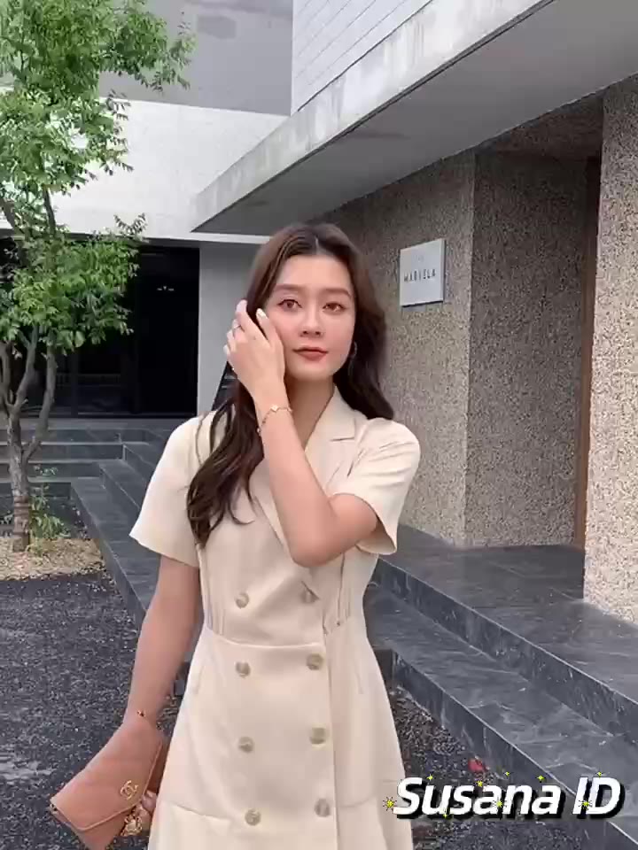 Susana ID Kdrama High Class Dress D066
