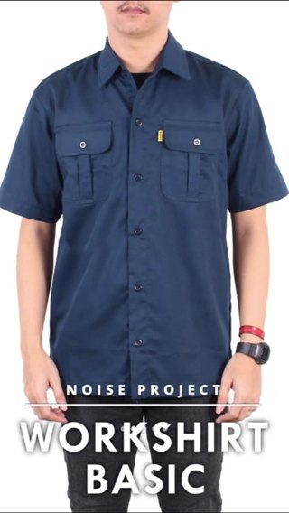 Jual Tans Kemeja Kerja Workshirt Original Noise Pria Wanita