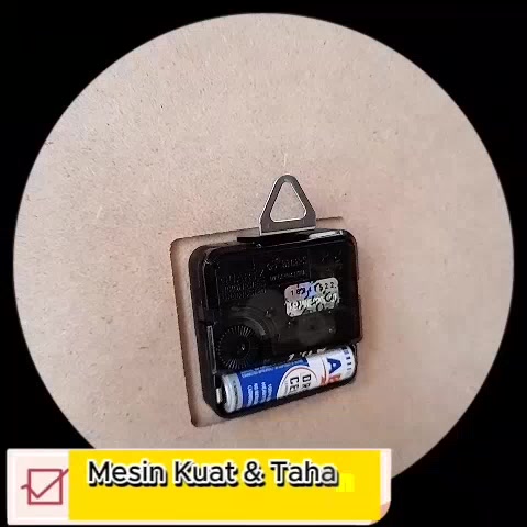 Jam Dinding Aesthetic Motif Minimalis 30 cm Mesin Jam Tidak Berisik (Gratis Hiasan)