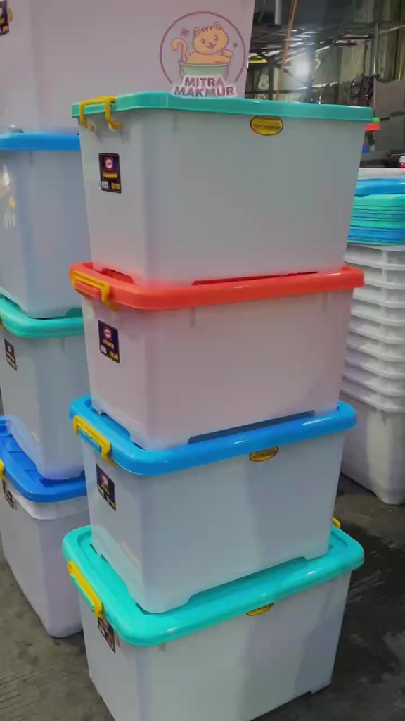 Jual KONTAINER BOX PLASTIK CONTAINER BOX PENYIMPANAN BARANG SIZE 25 30 ...