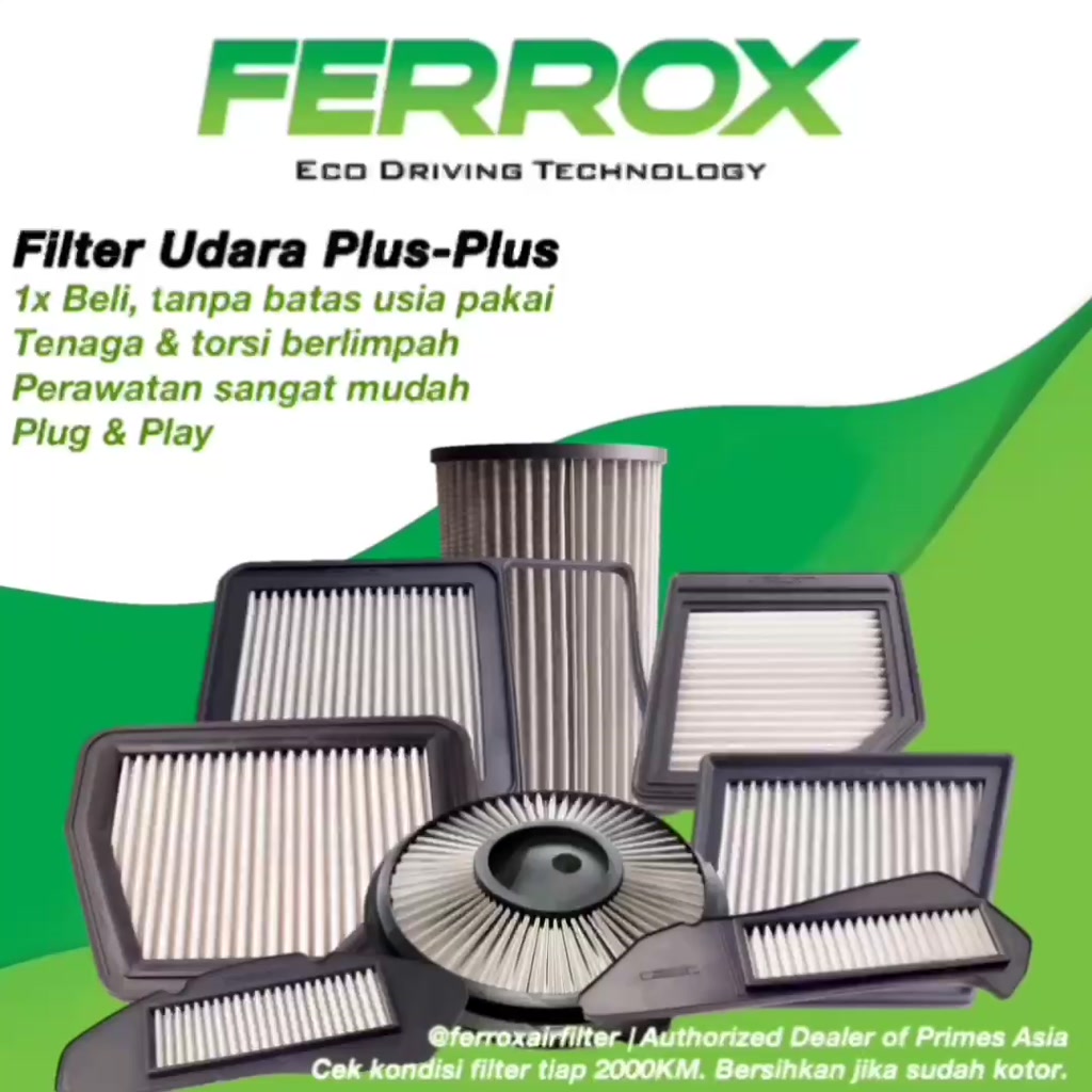 Jual FERROX Filter Udara Honda Beat Scoopy Genio FI Deluxe Street ...