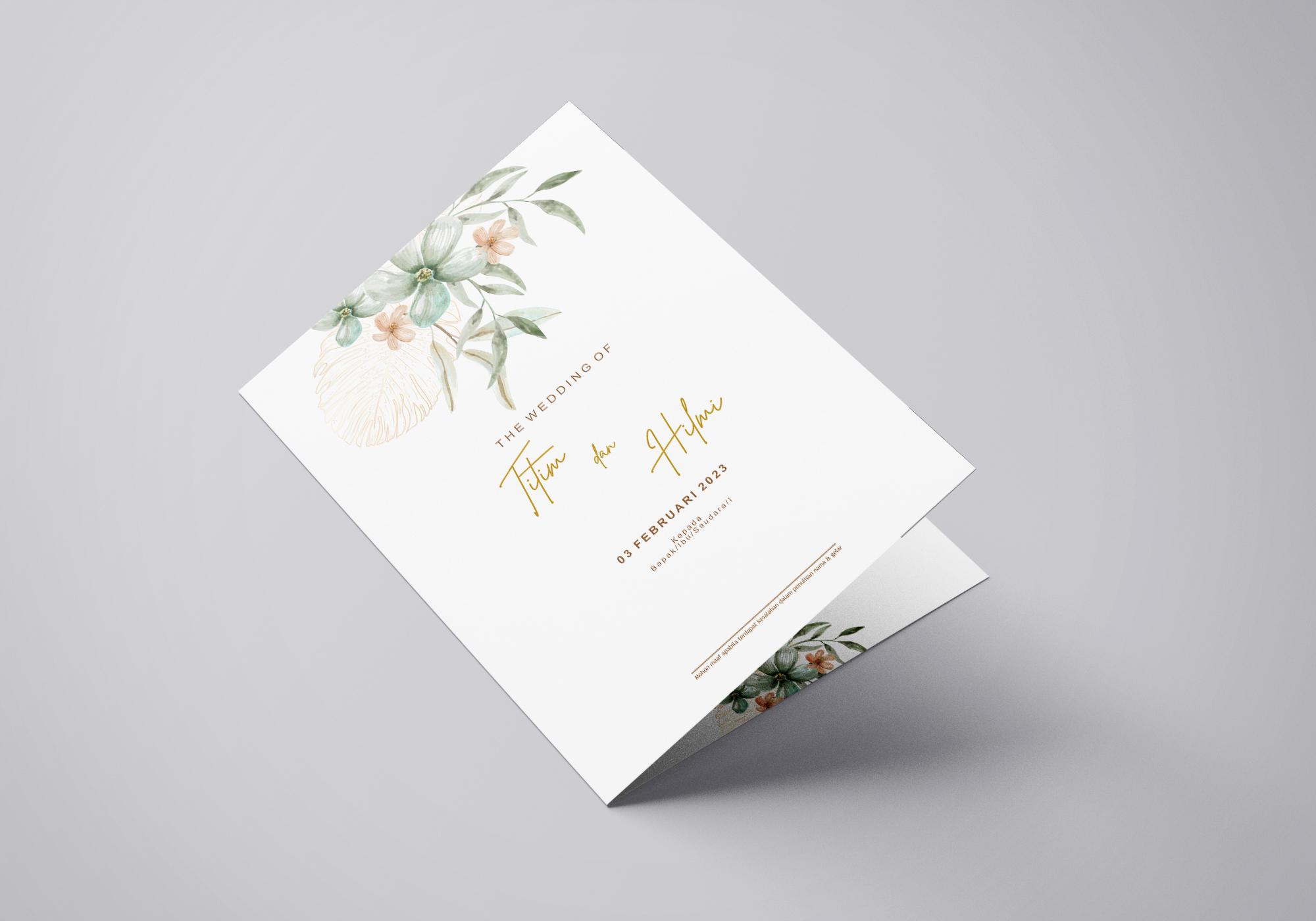 Jual Cetak Undangan Pernikahan Custom, Unik, Murah dan Tebal TYPE 0005 |  Shopee Indonesia