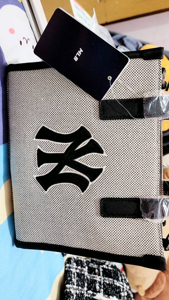 MLB NY Yankees Basic Big Logo Canvas Small Tote Bag - Tas Wanita Kuliah  Kantor Original Korea Authentic