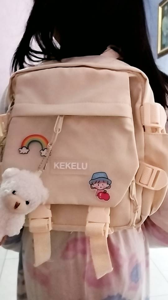 Jual tas ransel wanita remaja terbaru casual kuliah tas punggung gendong  P9X3 multifungsi kecil kekinian Fashion fashion simple anti air mini dewasa  import trendy backpack batam korea perempuan cewek cantik sekolah kerja