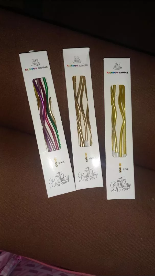 Lilin Spiral Panjang Wavy Premium Ala Korea Lilin Co Shopee