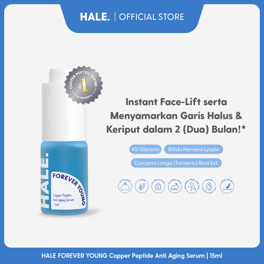 Jual HALE Forever Young | Copper Peptide Anti Aging Serum | Shopee ...