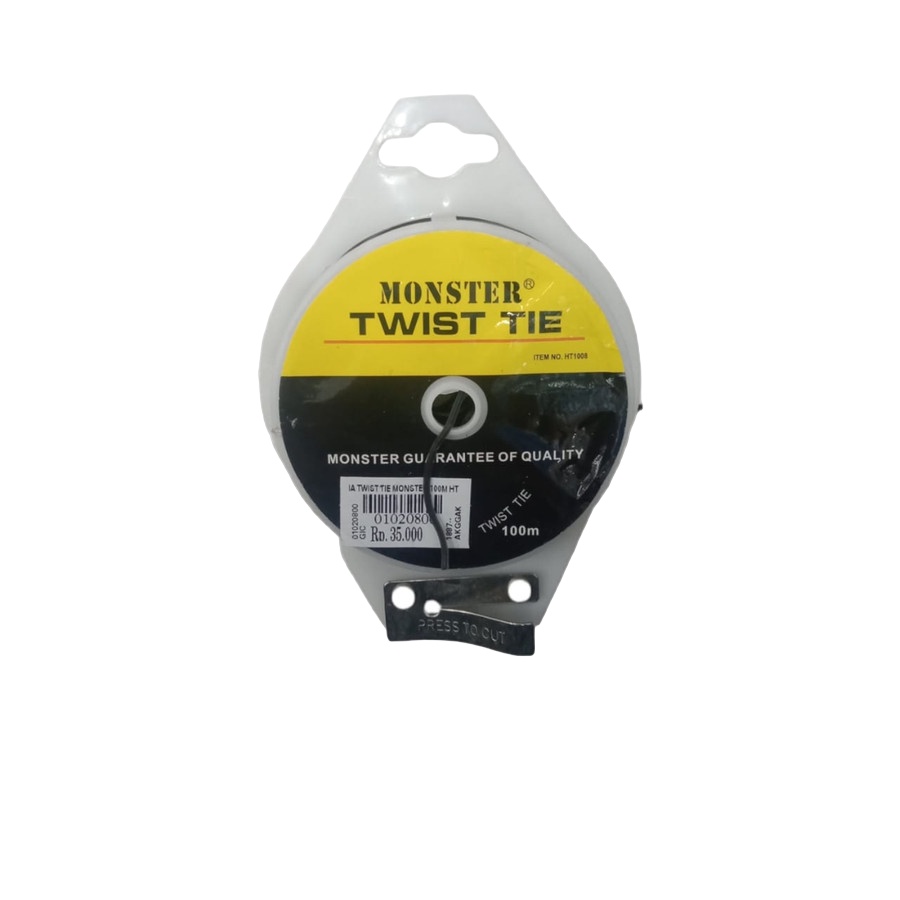 Jual MONSTER - Twist Tie 100 Meter Kawat Pengikat Serbaguna 01020800 ...